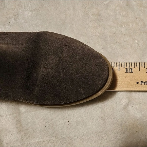 Steve Madden Laramie Gray Suede Cutout Ankle Booties Women's Size 8.5 - Picture 6 of 7